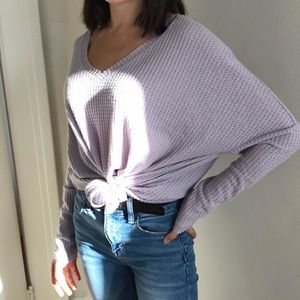 Urban Oufitters lavender oversized sweater